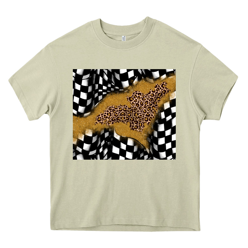 Racing Glitter Leopard Heavy Core Tee by JahusDesignShop | Teevron