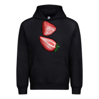 Black strawberries 1 Urban Hoodie - BundleAndBundleShop