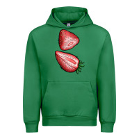 Emerald strawberries 1 Urban Hoodie - BundleAndBundleShop