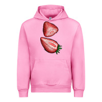 Fuchsia Pink strawberries 1 Urban Hoodie - BundleAndBundleShop