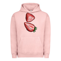 Pigment Salmon strawberries 1 Urban Hoodie - BundleAndBundleShop