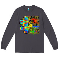 Smoke always unique totally intelligent sometimes myster Long Sleeve Tee - LillyAllenDesigns