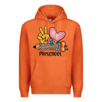 Carrot peace love preschool Premium Hoodie - JahusDesignShop