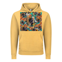 Vintage Mustard Thanksgiving Turkey sunflower turquoise Vintage Hoodie - NancyCooperArtShop