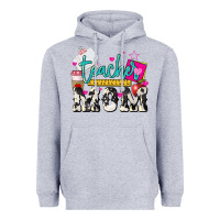 Heather Grey Teacher Mom Mother's Day Heavyweight Hoodie - HowdyJamesFarm