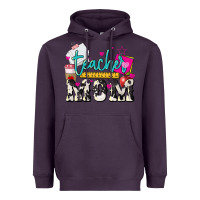 Plum Teacher Mom Mother's Day Heavyweight Hoodie - HowdyJamesFarm