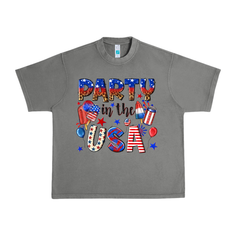 Party In The Usa Urban Heavy Tee by NancyCooperArtShop | Teevron