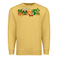 Antique Gold St. Patrick's Day Nurse with gnome Premium Sweatshirt - HowdyJamesFarm