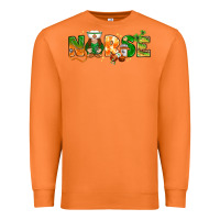 Carrot St. Patrick's Day Nurse with gnome Premium Sweatshirt - HowdyJamesFarm