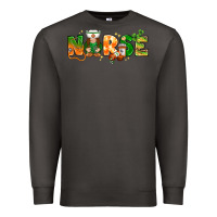 Smoke St. Patrick's Day Nurse with gnome Premium Sweatshirt - HowdyJamesFarm