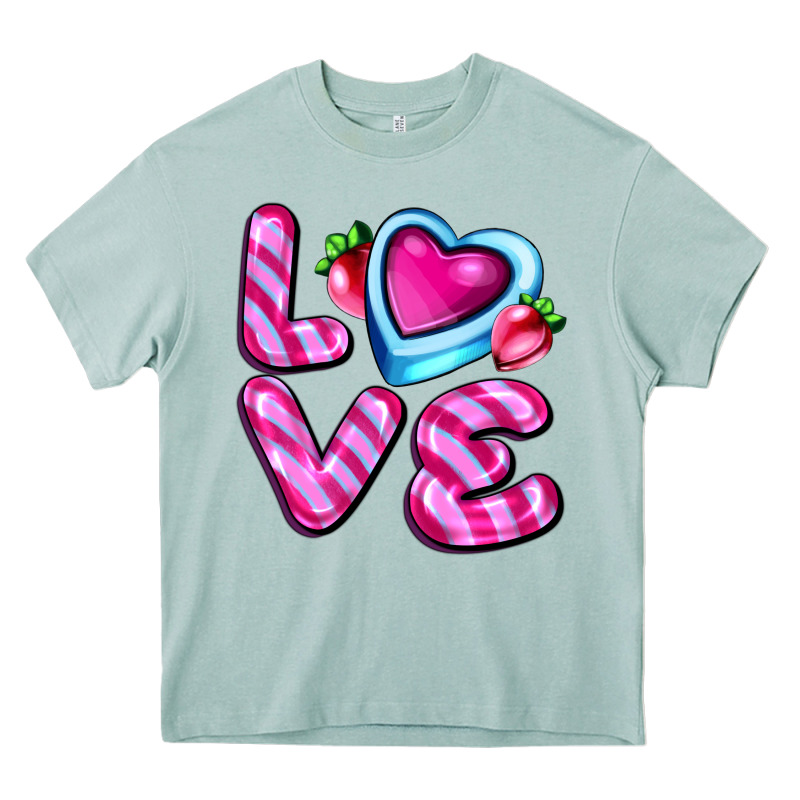 Love With Strawberry Candy Heavy Core Tee by AdoDesignShop | Teevron