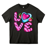 Asphalt love with strawberry candy Heavy Core Tee - AdoDesignShop