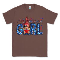 Chestnut all american girl with gnome Classic Tee - NancyCooperArtShop