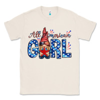 Natural all american girl with gnome Classic Tee - NancyCooperArtShop