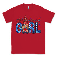Red all american girl with gnome Classic Tee - NancyCooperArtShop