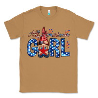 Toasted Coconut all american girl with gnome Classic Tee - NancyCooperArtShop