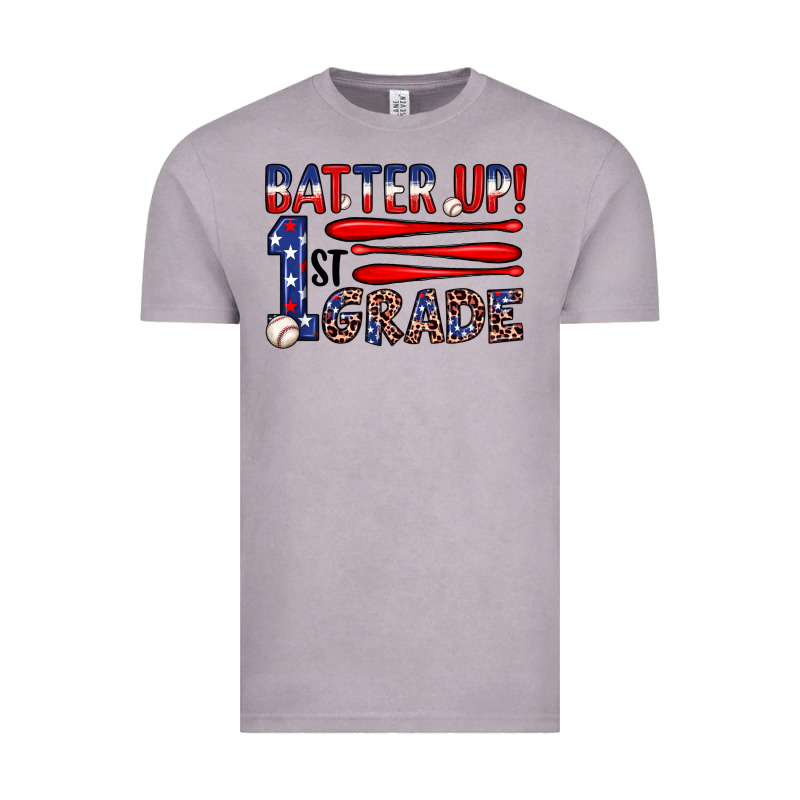 Batter Up 1st Grade Vintage Tee by JahusDesignShop | Teevron