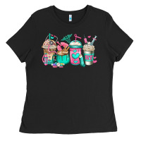 Black rt respiratory therapist coffee cups Ladies Tee - Jasminsmagicworld