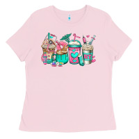 Bubblegum Pink rt respiratory therapist coffee cups Ladies Tee - Jasminsmagicworld