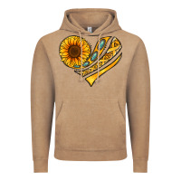 Childhood Cancer Awareness Heart Vintage Hoodie | Teevron