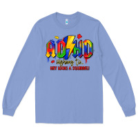 Colony Blue adhd awareness Long Sleeve Tee - LillyAllenDesigns