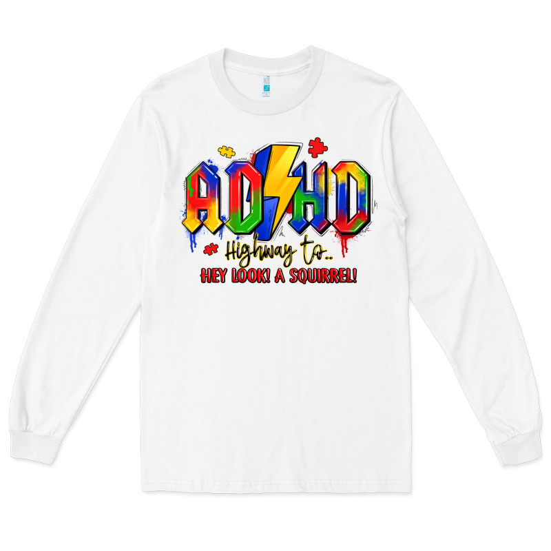 Adhd Awareness Long Sleeve Tee by LillyAllenDesigns | Teevron