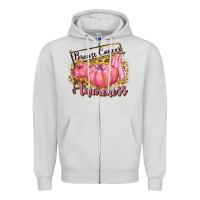 Dove Grey breast cancer awareness Zipper Hoodie - texasbilliewilder