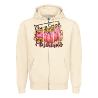 Sandshell breast cancer awareness Zipper Hoodie - texasbilliewilder