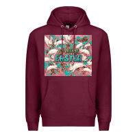 Burgundy Easter Bunny  tumbler Easter Day Premium Hoodie - HowdyJamesFarm