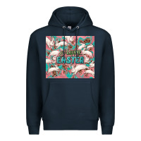 Navy Easter Bunny  tumbler Easter Day Premium Hoodie - HowdyJamesFarm