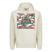 Oatmeal Heather Easter Bunny  tumbler Easter Day Premium Hoodie - HowdyJamesFarm