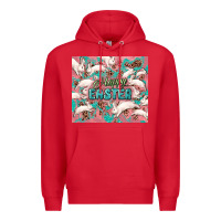 Red Easter Bunny  tumbler Easter Day Premium Hoodie - HowdyJamesFarm