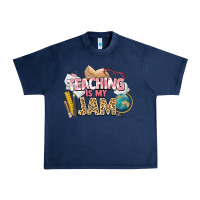 Navy teaching is my jam teacher school Urban Heavy Tee - NancyCooperArtShop