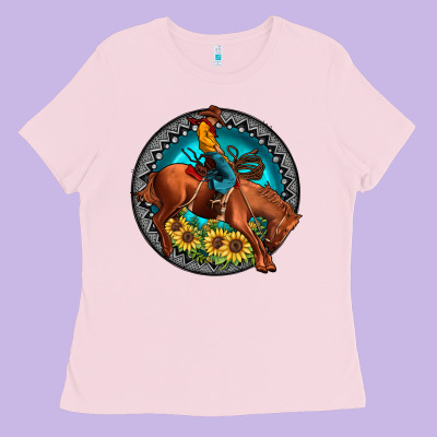 Gemstone Rodeo Ladies Tee Designed By Jahusdesignshop