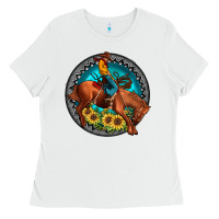 White gemstone rodeo Ladies Tee - JahusDesignShop