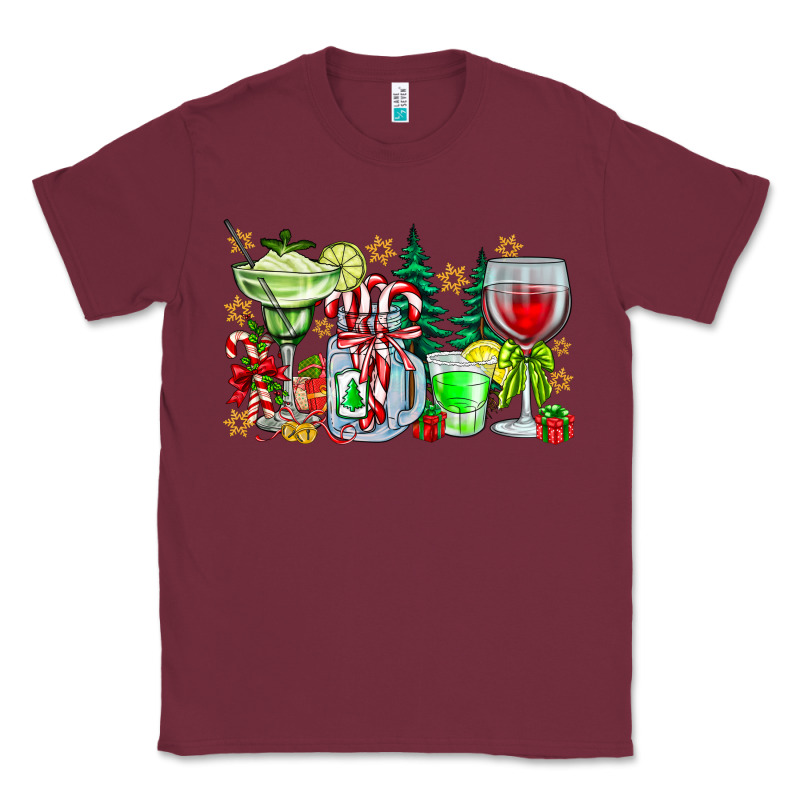 Christmas Tequila Classic Tee by CowhideDigitalArt | Teevron