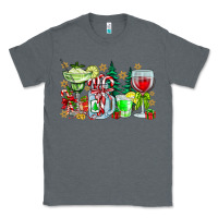 Charcoal Heather Christmas tequila Classic Tee - CowhideDigitalArt