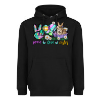 Black Peace love Easter Day Heavyweight Hoodie - CowGirlArtShop