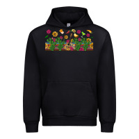 Black mexican sombrero guitar rose cactus libbey  cup Urban Hoodie - BundleAndBundleShop