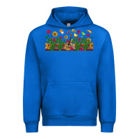 Cobalt mexican sombrero guitar rose cactus libbey  cup Urban Hoodie - BundleAndBundleShop