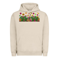 Pigment French Oak mexican sombrero guitar rose cactus libbey  cup Urban Hoodie - BundleAndBundleShop