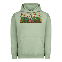 Pigment Oil Green mexican sombrero guitar rose cactus libbey  cup Urban Hoodie - BundleAndBundleShop