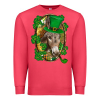 Cardinal St. Patrick's day Donkey Premium Sweatshirt - CowGirlArtShop