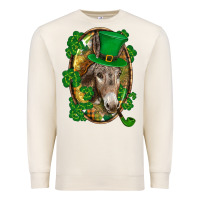 Sandshell St. Patrick's day Donkey Premium Sweatshirt - CowGirlArtShop