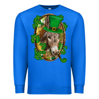 True Royal St. Patrick's day Donkey Premium Sweatshirt - CowGirlArtShop