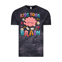 Cloud Black kiss your brain Vintage Tee - MaliasSmallBusiness