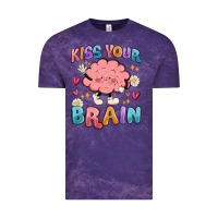 Cloud Purple kiss your brain Vintage Tee - MaliasSmallBusiness