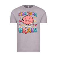 Vintage Zinc kiss your brain Vintage Tee - MaliasSmallBusiness