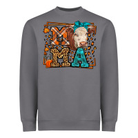 Storm Western Fall Cow Mama Heavyweight Sweatshirt - LillyAllenDesigns