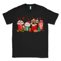 Black christmas sloth coffee cups Classic Tee - MaliasSmallBusiness
